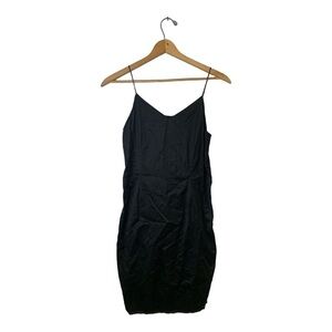 Rag & Bone New York Black Silk Slip Dress Sz 2